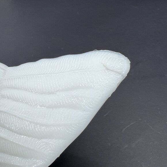 Antique Milk Glass Large Nesting Chicken Hen on Basket Covered Dish - Picture 11 of 12